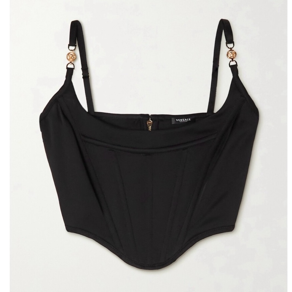 Versace Black Medusa Corset
